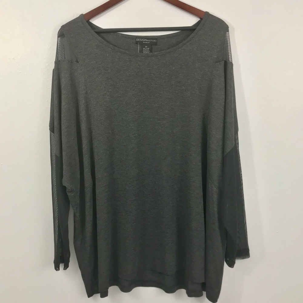 Design History 3x Top Stretch Knit Slub Fit